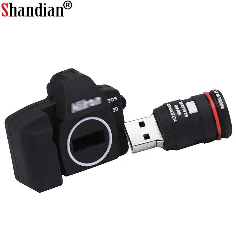 Movimentação de Venda Quente 64gb 32gb 16gb do Polegar da Vara da Memória do Flash de Usb da Forma da Câmera de Shandian - Imagem 2