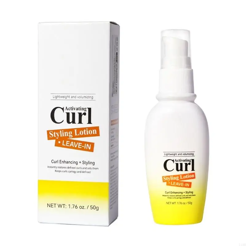 50g Activating Styling Elastic Serum for Woman Natural Styling Hair Serum T4MB