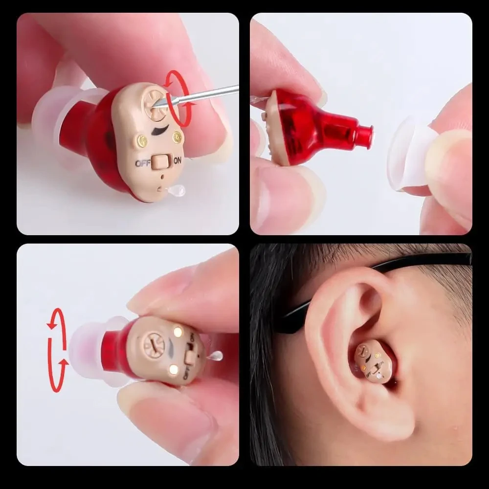 Hearing aid Rechargeable mini wireless speaker elderly invisible earphone