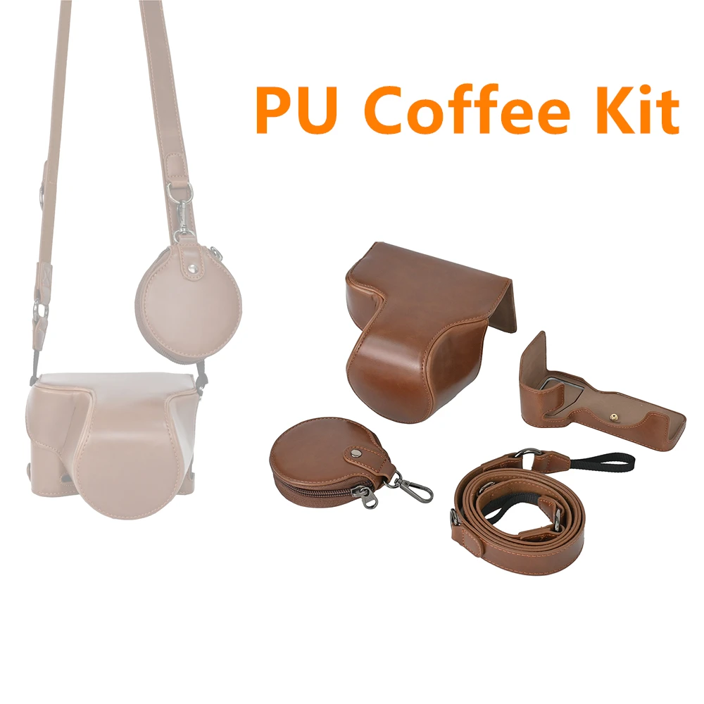 Premium PU Leather Half Base Bag Body Case Cover