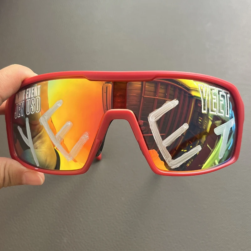 Orange Jey Uso YEET Sports Shades Sunglasses children Glasses Bloodline USOS RARE yellow Sunglasses 5