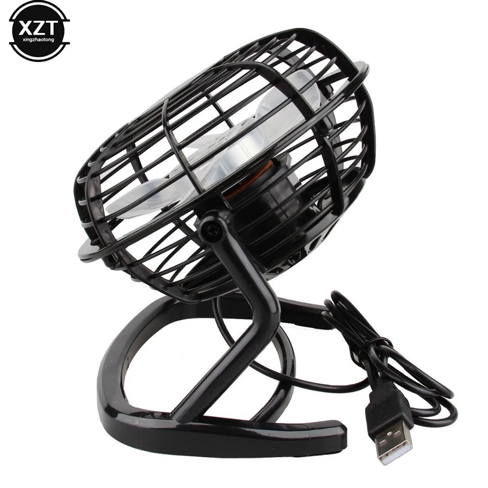 USB Silent Fan Desk Cooler for Laptop Notebook Desktop PC Ofiice Summer Cooling Fans 4 Blades Rotatable USB Mini Fans Socket mini fan cooling fan mini exhaust fan