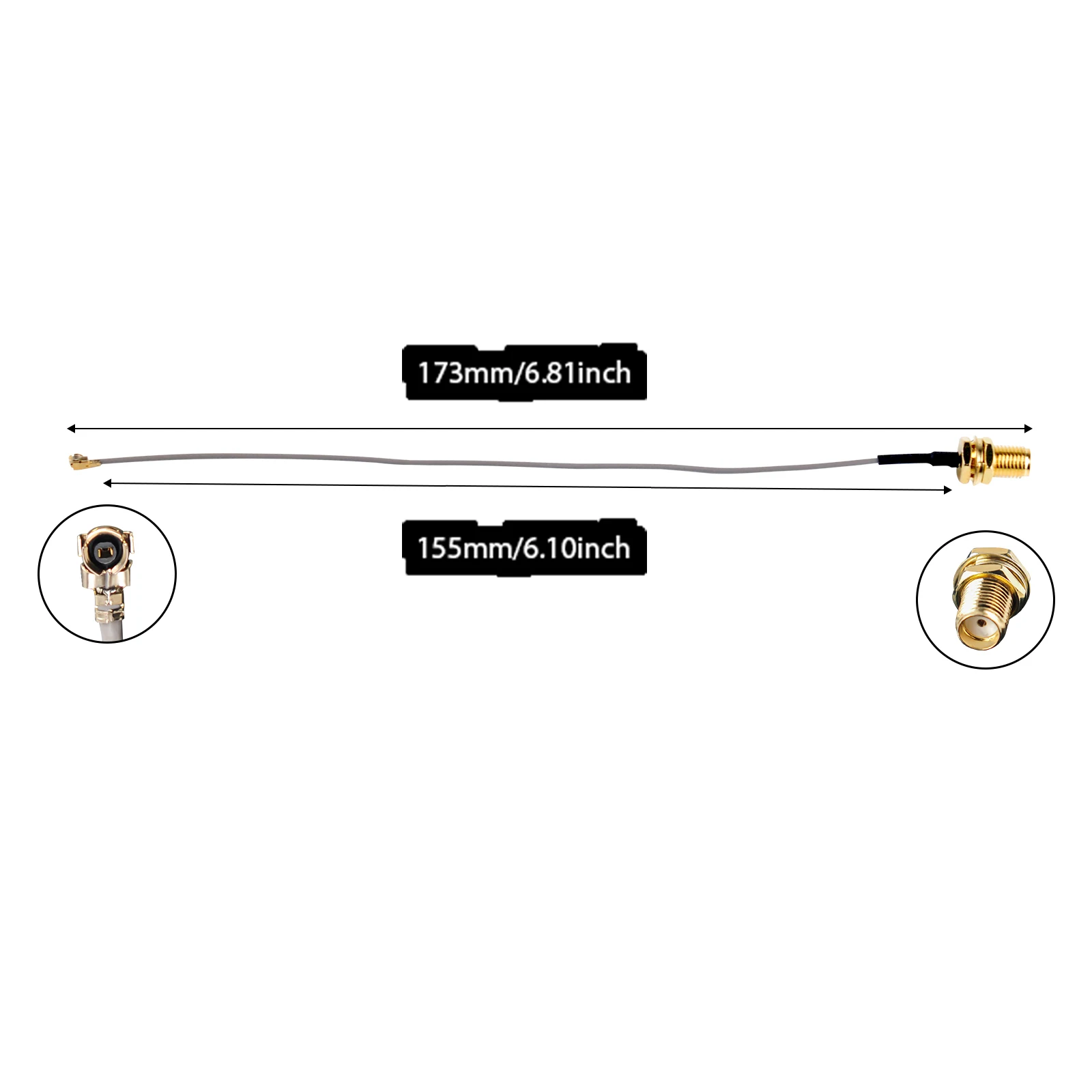 Рисунок 6 - U.FL IPEX к разъему SMA 915 МГц