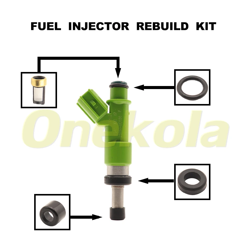 Fuel Injector Seal ORing Kit Seals Filters for Toyota Hilux Vigo 2TRFE