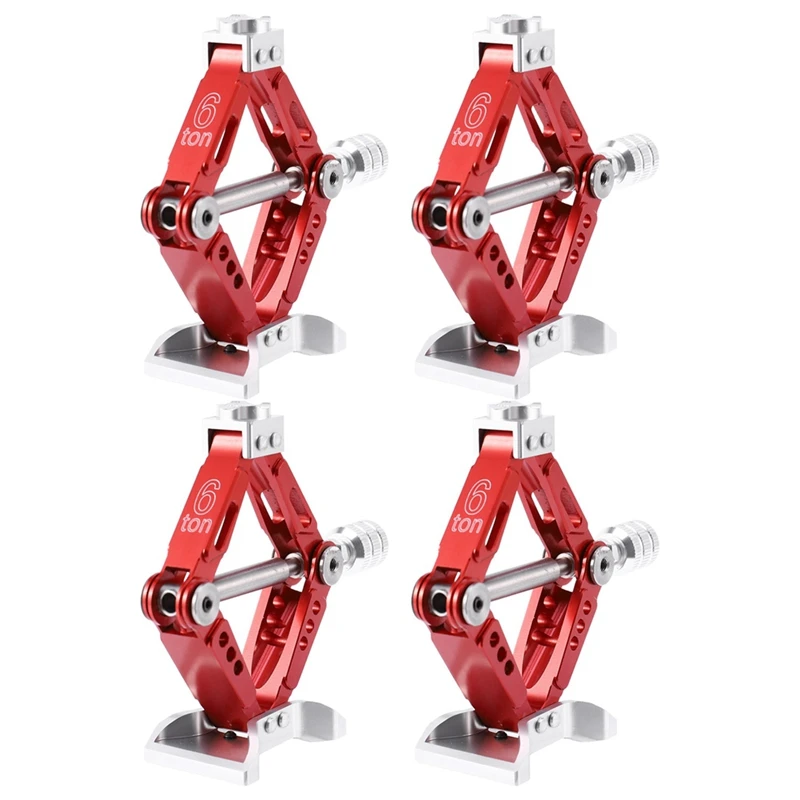 

4X RC Car 1:10 Scale Adjustable Metal Scissor Jack Tool For RC Crawler Axial SCX10 For Traxxas TRX4 Tamiya CC01 D90