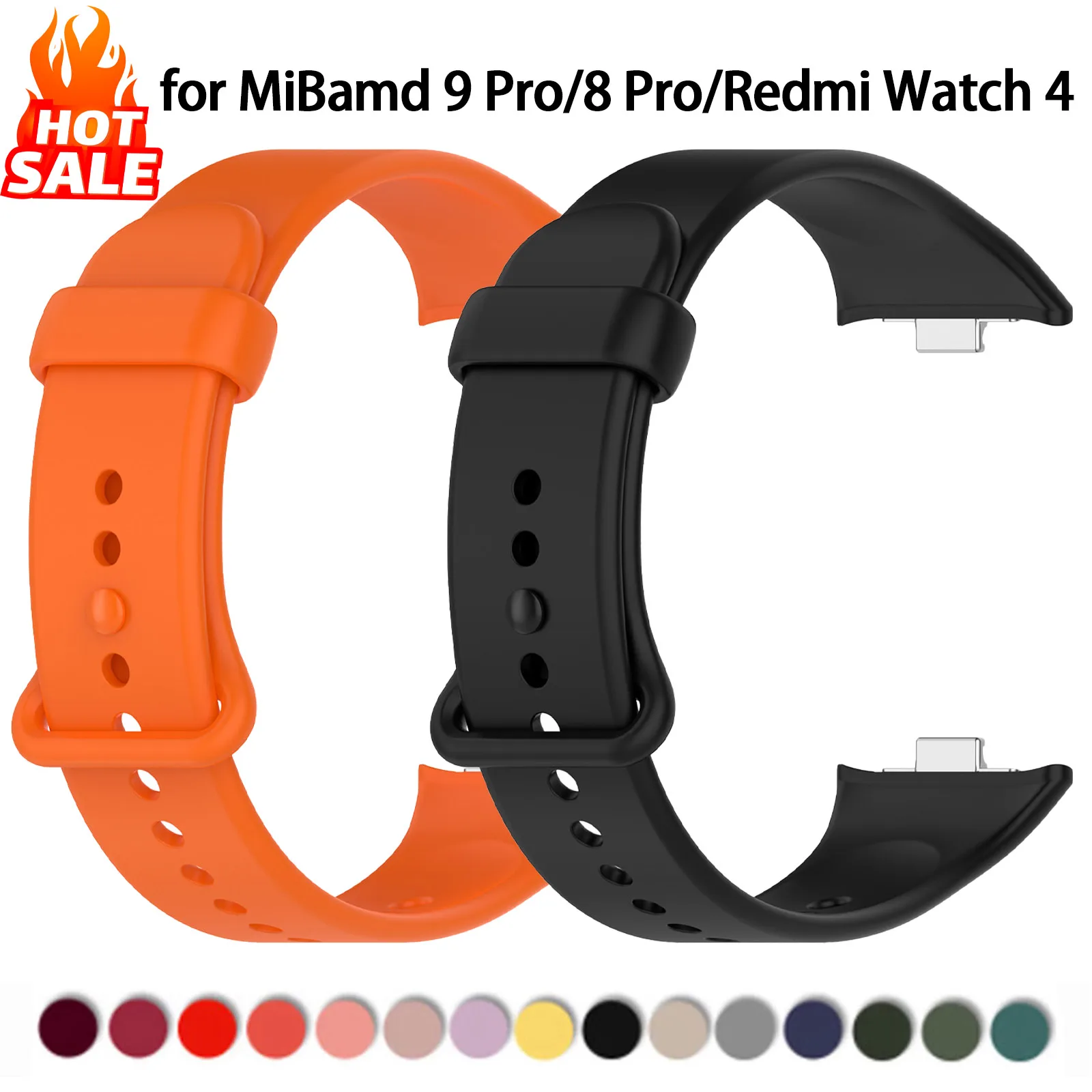 Official Silicone Band for Smart Watch - Durable Replacement Strap