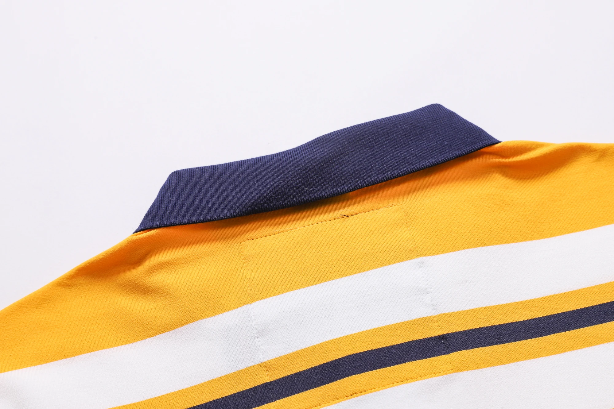 TACE&SHARK 2024 Summer Fashion Yellow Stripes Polo Shirt Brand Shark Camisa Masculina Mens Polos Shirts Clothing 3XL 15 S0a5d1c71dfcd4ed499613b28a4afa80dm