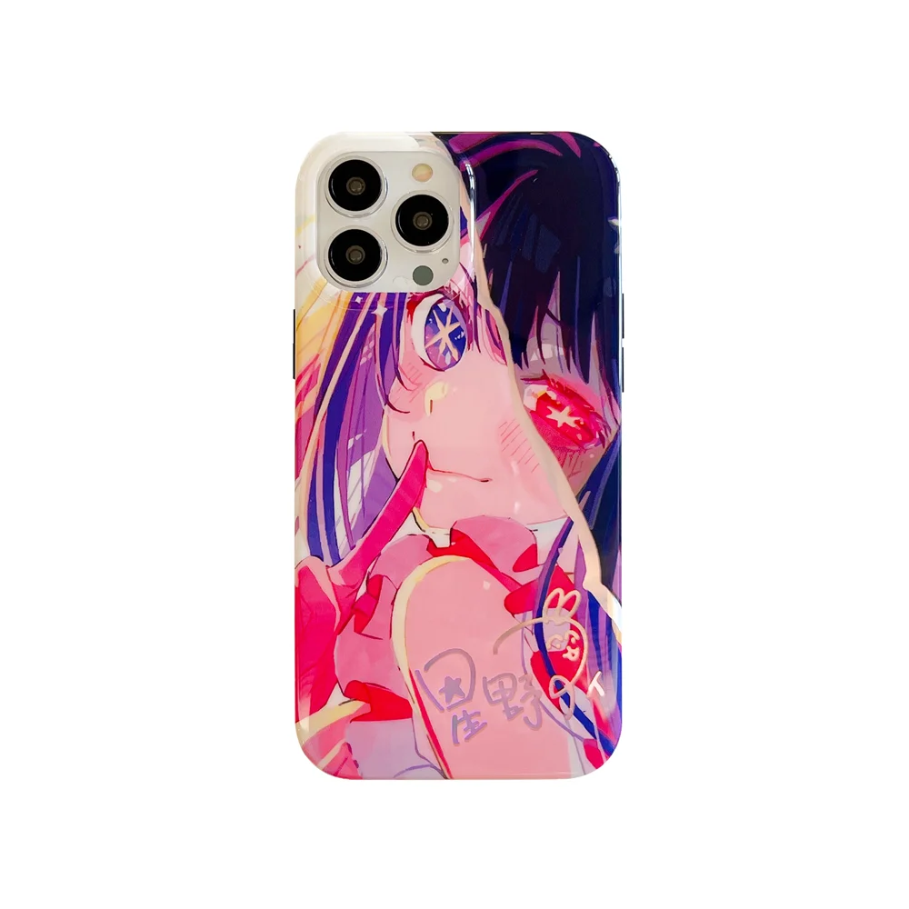 Cute Oshi No Ko Anime Ai Hoshino Phone Case for IPhone 15 14 13 12 Pro MAX  11 X XS Max XR SE2 8 7 15 Plus clear Soft Cover Coque - AliExpress