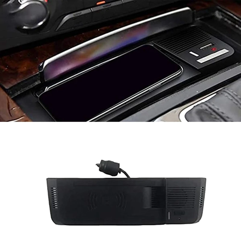 

Car Wireless Charger QI For A4L Q5 A5 S5 R5 SQ5 A4 Allroad 15W Fast Charger Charging Plate Phone Holder