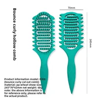 Brosse Coiffante Définition de Boucles, Brosse Démêlante Creuse pour Cheveux Bouclés Humides, Peigne à Boucles, Outils de Coiffure Professionnels 5