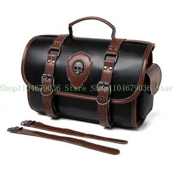 652F Borsa per attrezzi per Borsa per bagagli da viaggio Borsa laterale universale in PU sopra borsa da sella Borsa da per