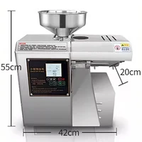 1170W High Efficient Sunflower Oil Press Machine Automatic Peanut Oil Press Machine Stainless Steel Sesame Oil Press Machine 2
