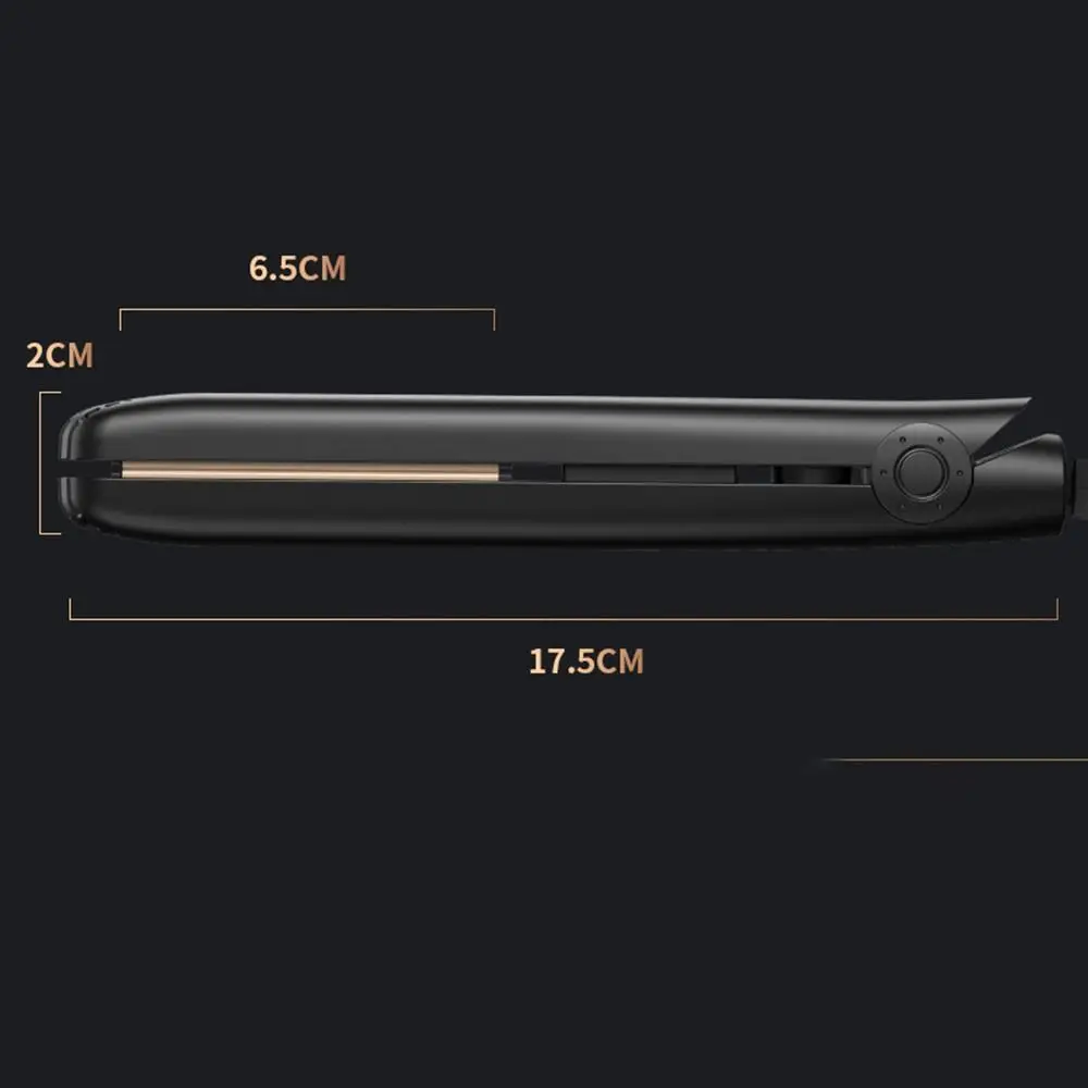 Portable Adjustable Temperature Curling Iron Fast Heating Ceramic Straight Clip Wet and Dry Dual-use Styling Tools Men