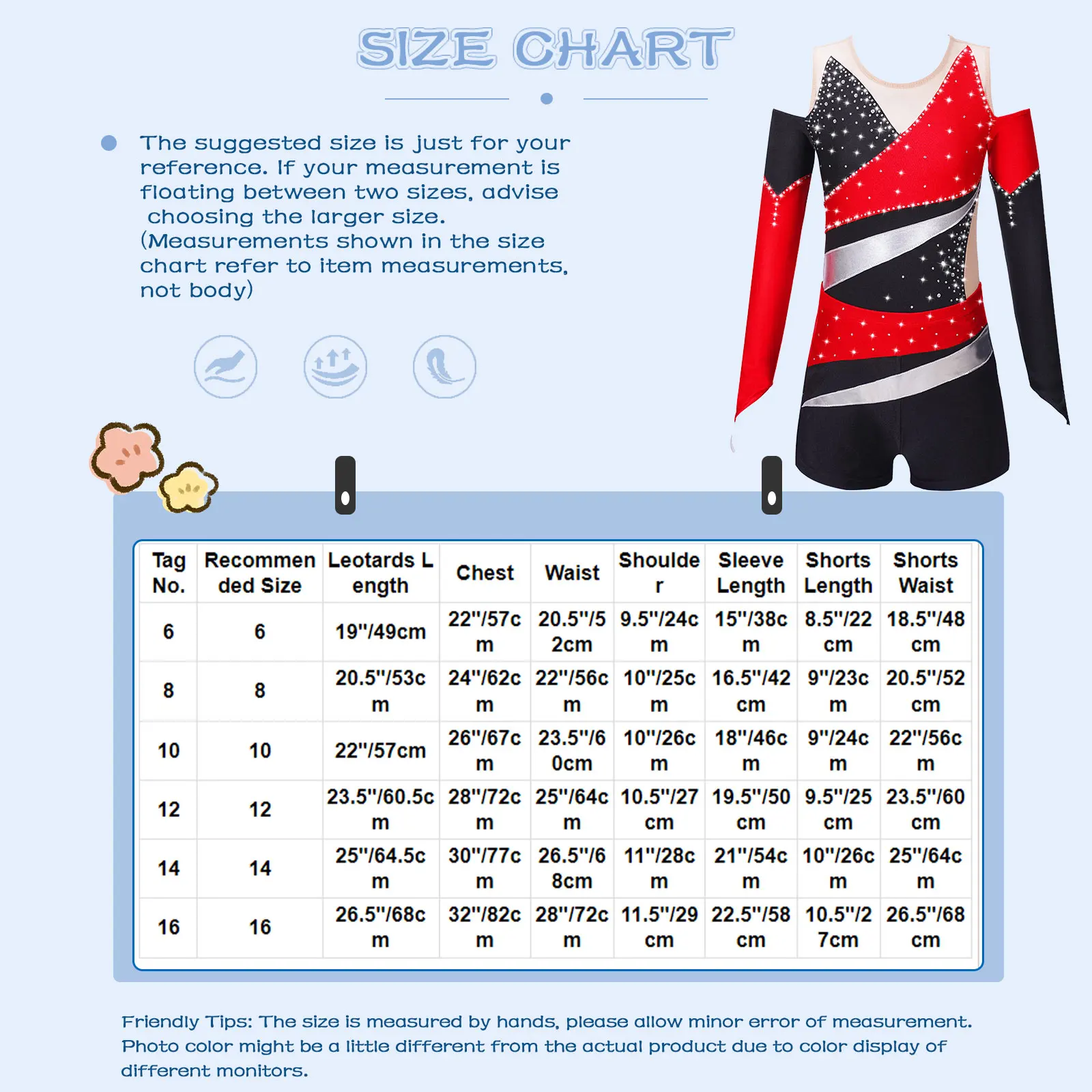 Kids Girls Ballet Dance Sets Sports Gymnastics Workout Dancewear Rhinestone Leotards with Shorts Figure Skating Dance Costume ballet leotard,dance leotard,girls dance costumes
