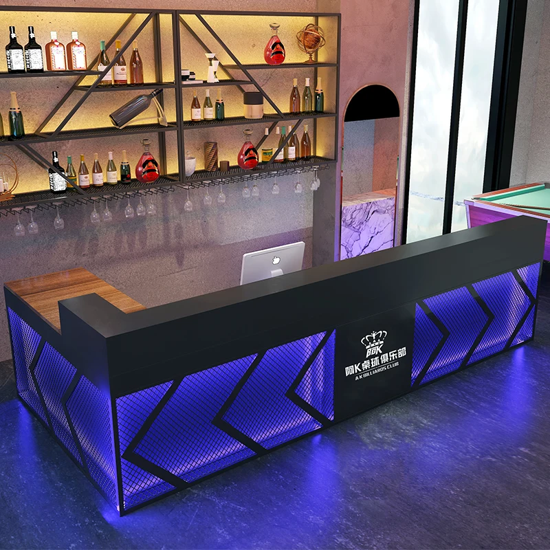 

Event Waterproof Luxury Bar Table Games Commercial Long Lounge Dining Retro Home Bar Table Storage Mesa Bara Furniture Unique