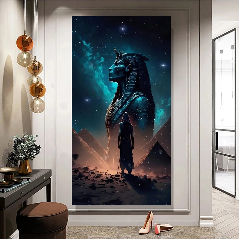 

Egyptian Pyramid Goddess Diamond Painting New 2023 5d Diy Diamond Mosaic Full Square Round Portrait Picture Home Decor Gift G247