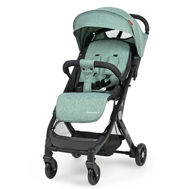 

Lightweight Stroller High Landscape Foldable Stroller Newborn Baby Two-way Swivel Seat Boardable Four-wheeled Baby Stroller