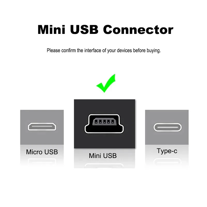 Jasoz 미니 USB 케이블 빠른 충전 남성 미니 USB USB 데이터 코드 MP3 플레이어 자동차 DVR GPS 디지털 카메라 HDD USB 2.0 와이어