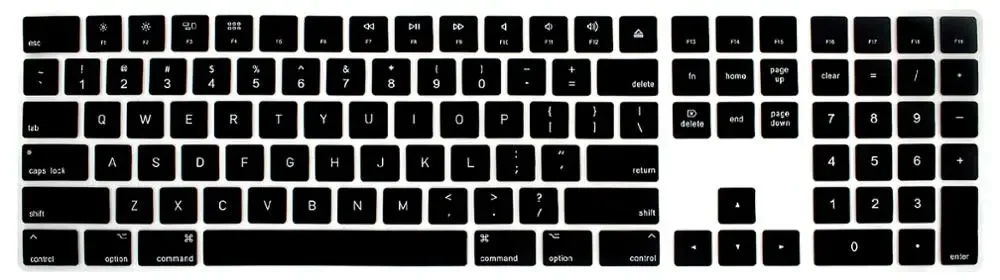 Apple Magic Keyboard Silicone Cover - US English Numeric Pad Edition, Multicolor