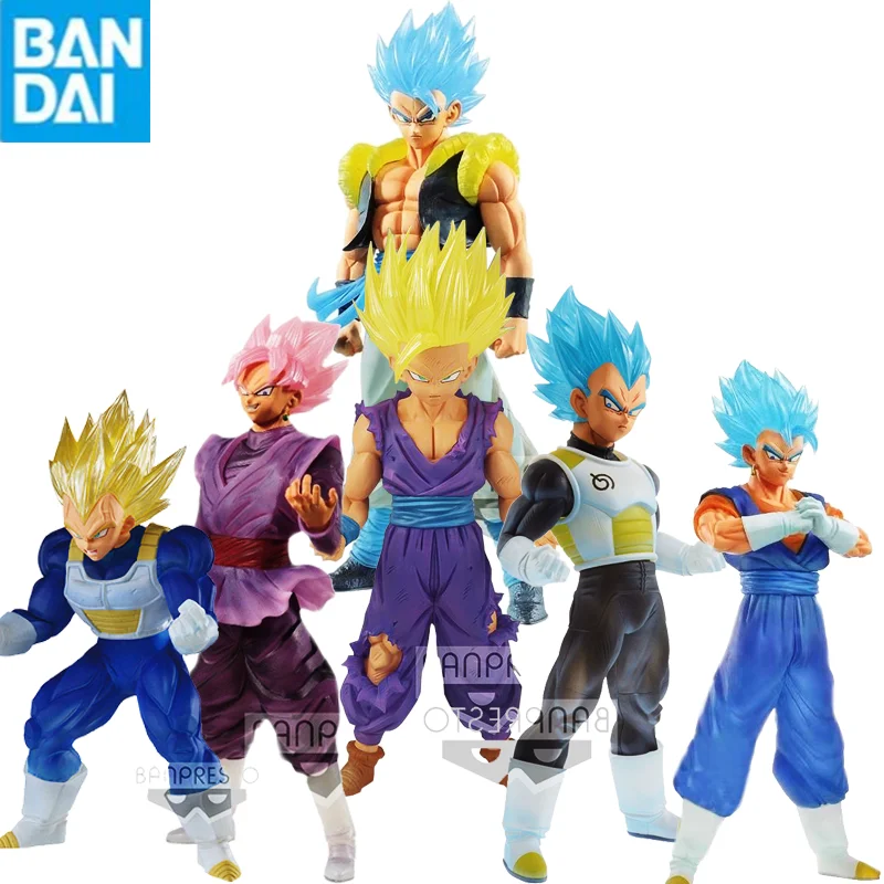 

Bandai Banpresto Clearise Action Figure Dragon Ball Series Figures Super Saiyan Vegeta Son Gohan Vegetto Collectible Model Toys