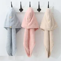 Pineapple Coral Fleece Turbo Hair Drying Hat Strong Absorption Hair Drying Towel Hat 1