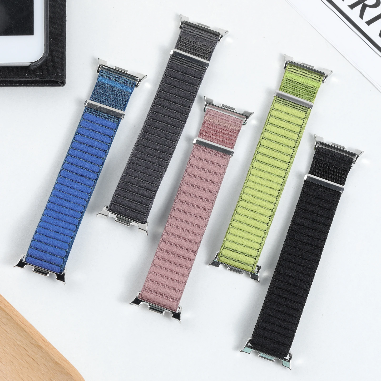 Braided Nylon Loop Strap - Comfortable & Breathable Watch Band Accessory