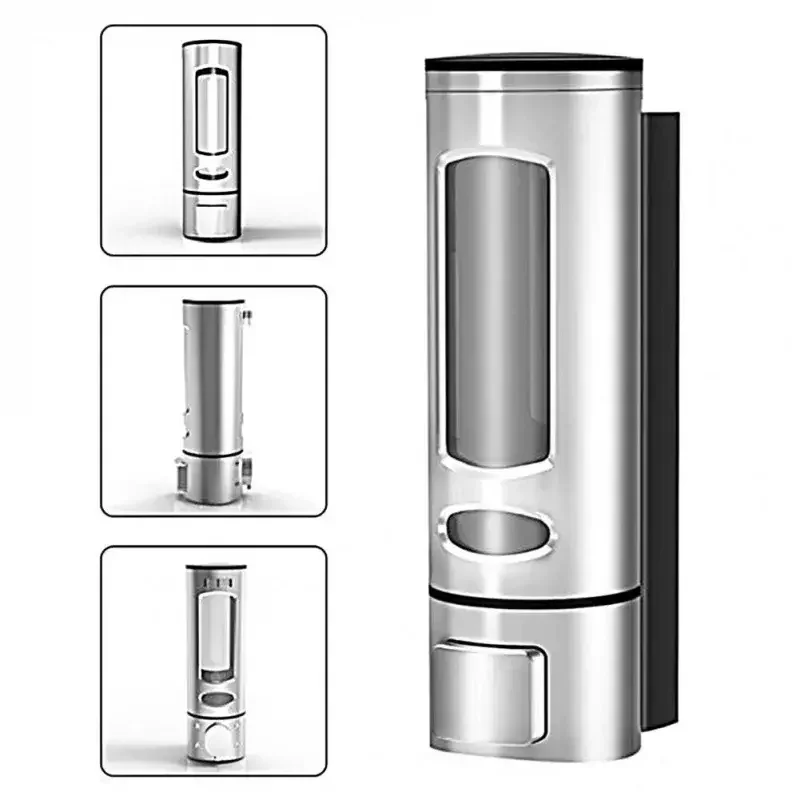 1/2/3 Heads Wall-mounted Soap Dispenser Bath Shampoo Shower Gel Liquid Soap Dispenser Soap Bottle Toilet Bathroom Accessories 5