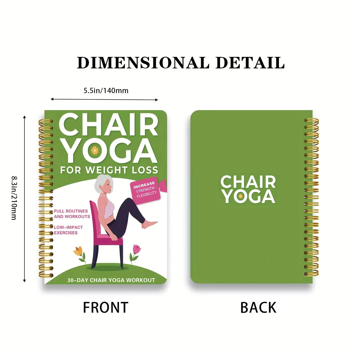Chair Yoga for Weight Loss: A Collection of 40+ Low-Impact Exercises for Seniors and Beginners to Lose Weight While Sitting