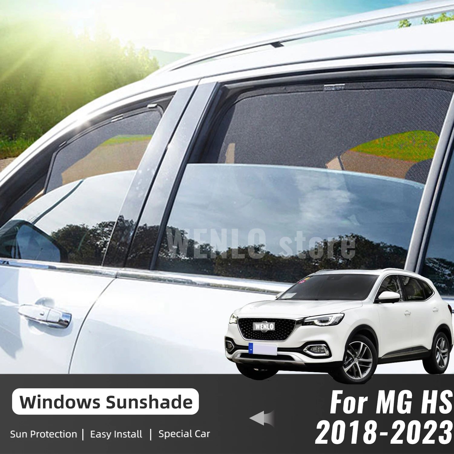 Магнитный солнцезащитный козырек на лобовое стекло для MG HS eHS MGHS 2018-2023 Магнитный солнцезащитный козырек на лобовое стекло для MG HS eHS MGHS 2018-2023