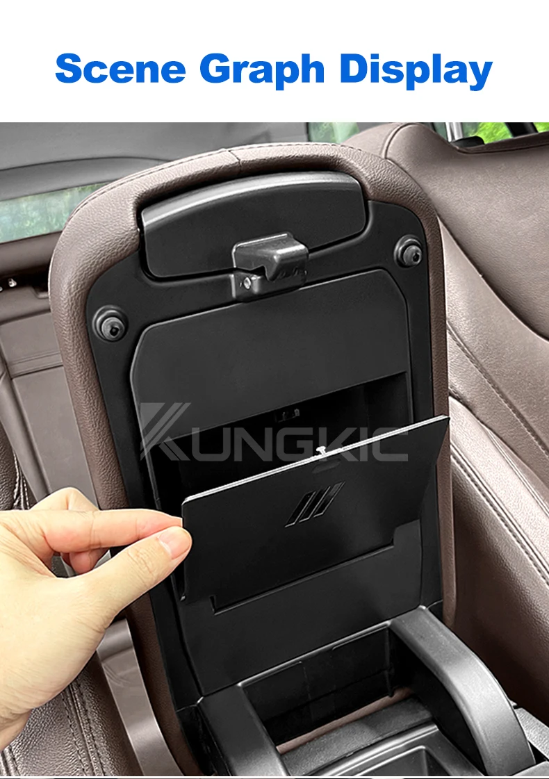 Auto Armlehne Versteckte Aufbewahrungsbox Für BMW X3 G01 iX3 X4 G02 X3M F97 X4M F98 Auto Produkt Innen Modifikation Organizer Zubehör – Detail 5