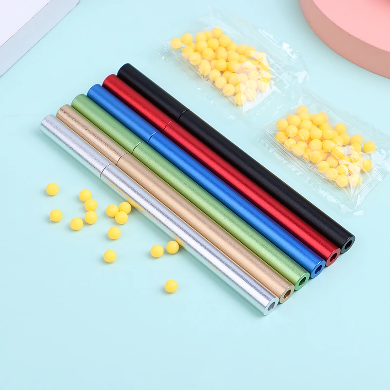 Pinball Launcher Guns Toy Small Ball Shooter Crackling Tube Simulation Shooting Game Interesting Cracking Kids For Party 5