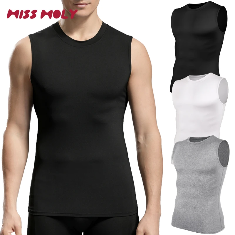 Men Compression Shirts Tank Top Tummy Control Sleeveles Fitness Shirts Slimming Belly Stomach Body Shaper Vest Gym Clothing mens body shaper tummy slimming sheath abdomen shapewear compression shirts gynecomastia corset waist trainer belt fitness tops