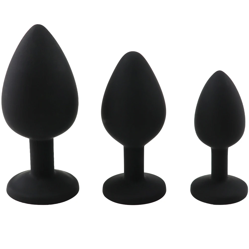 Anal Butt Plug Soft Silicone Prostate Massager For Couples_voghion.com
