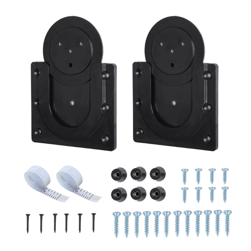 

Wall Mounting Dartboards Bracket Dartboards Holder for Hangings Includes Screws and Stabilisers, Board Hangings Set