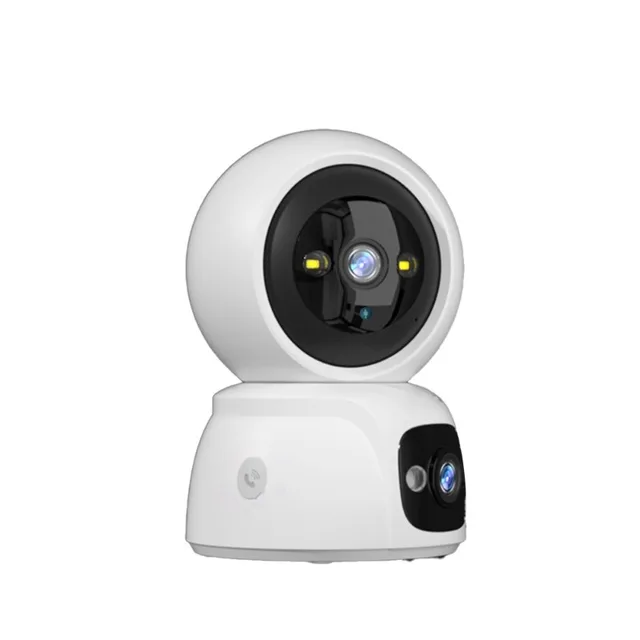 Dual Lens Dual Screen ultra HD Picture Quality Home Security Camera Wifi Cctv Network Baby Monitor Camera 1