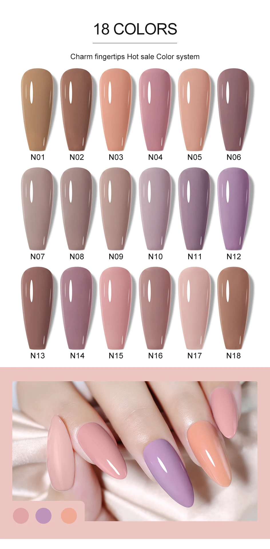 Description Picture 5 of itemNAILCO Glitter Reflective Series Gel Nail Polish Nails Art Semi Permanent Varnish Sparkling Winter Color Nail Gel UV Lamp 15ML