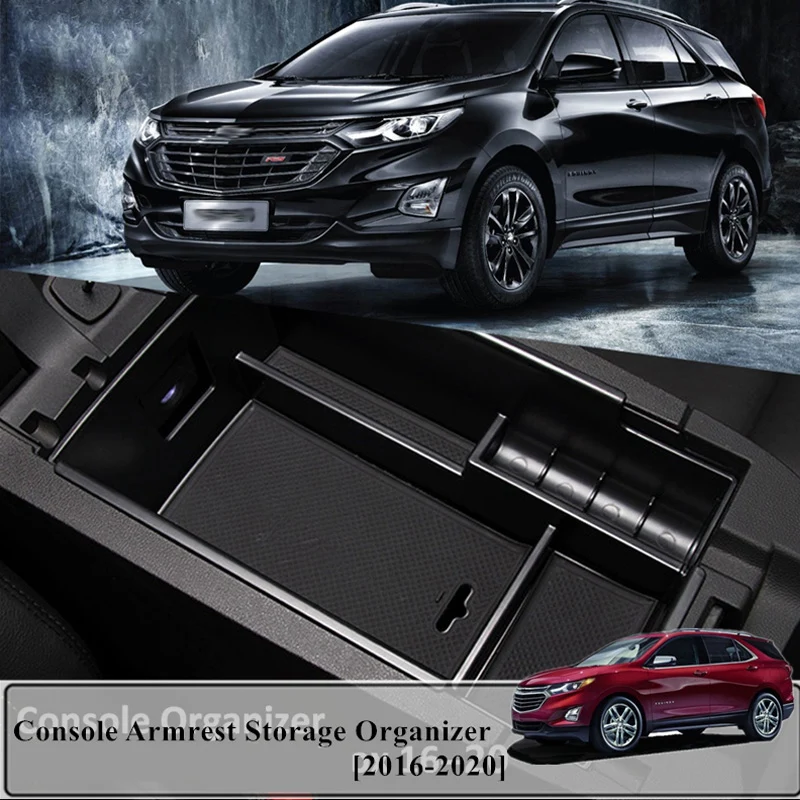 R4-For Equinox 3 2018 2019 2020 MK3 자동차 제품 플라스틱 정리함 박스 팔걸이 보관함 컨테이너