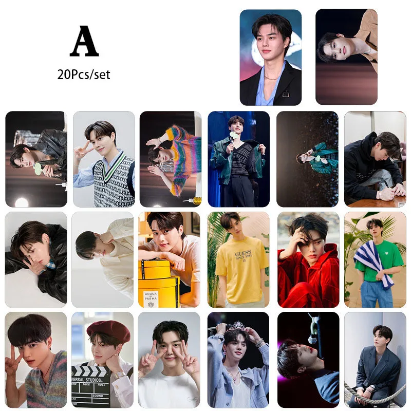

KPOP 20 шт./компл. альбом песни Цзян, ломо-открытка, изысканная поздравительная открытка, коллекционная Подарочная открытка для девочек, фотооткрытка Kang Song