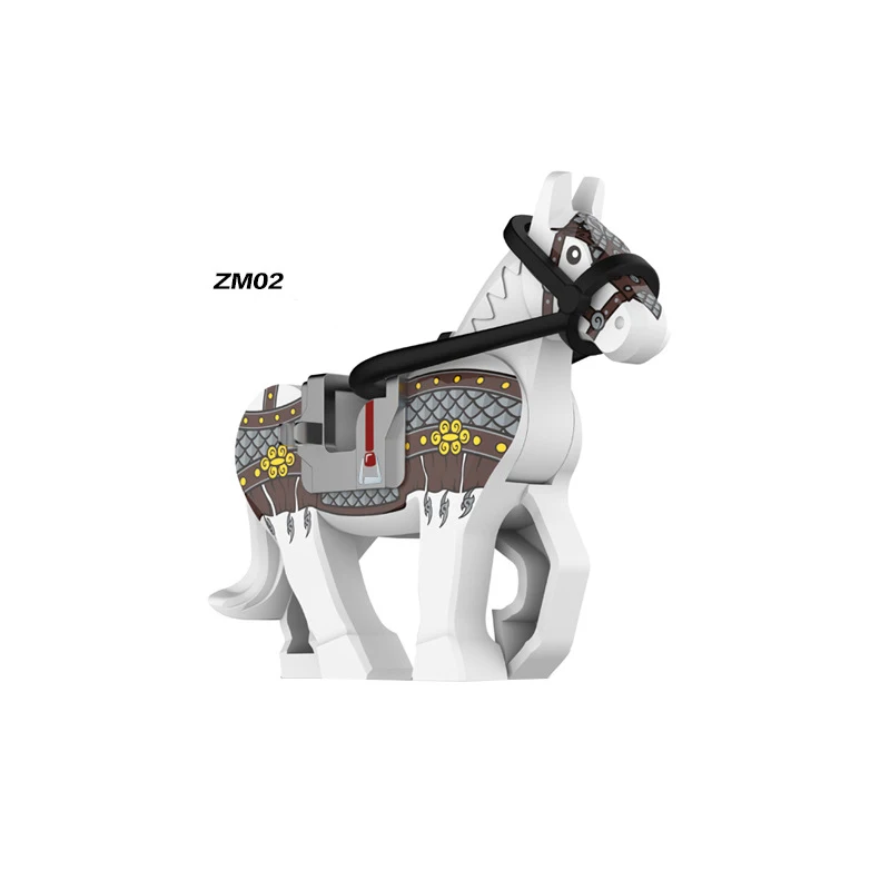 Medieval Animal Toy Building Block Set - Decorative Knight War Collection