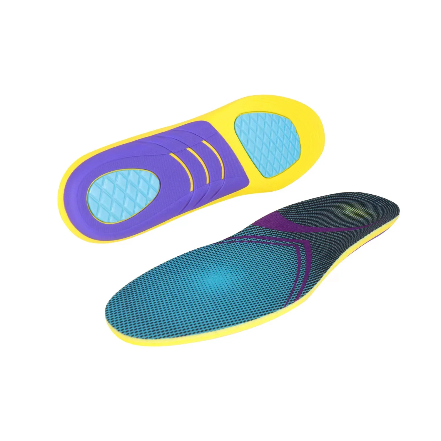Arch support sports insoles military training anti-slip foot protection men women universal sweat breathable leisure full pad