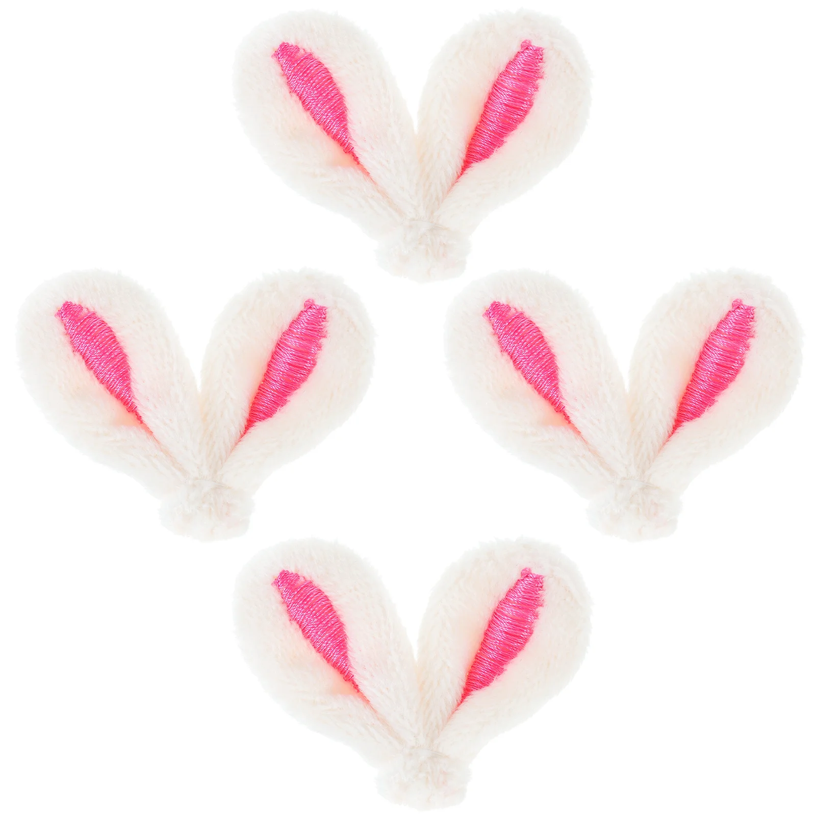 

Easter Bunny Ears Scrapbooking Charm Cloth Rabbit Jewelry Pendants Handicraft Decor for DIY Embellishments Ornament Girl