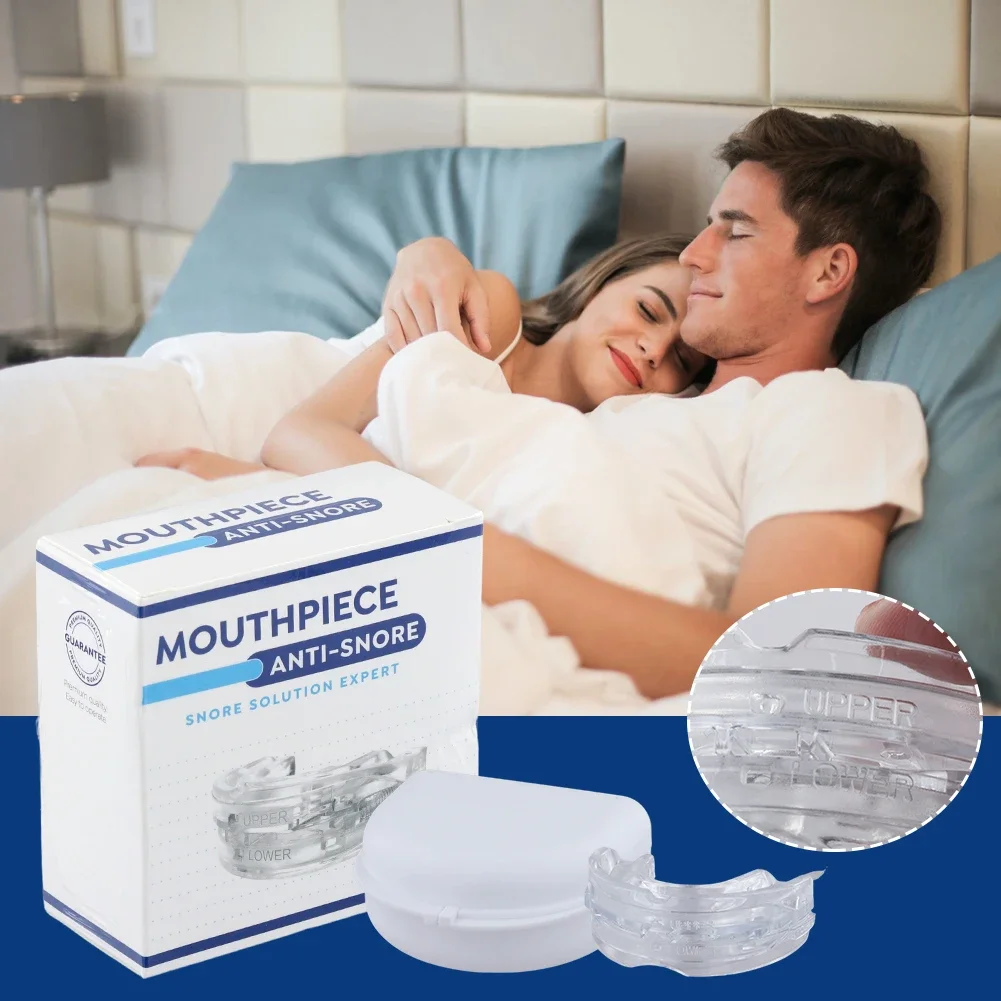 New Anti-Snoring Teeth Bruxism Mouthguard Improves Sleep Teeth Bruxism Sleep and Apnea Snoring Device Anti-Snoring Mouth Guards 2