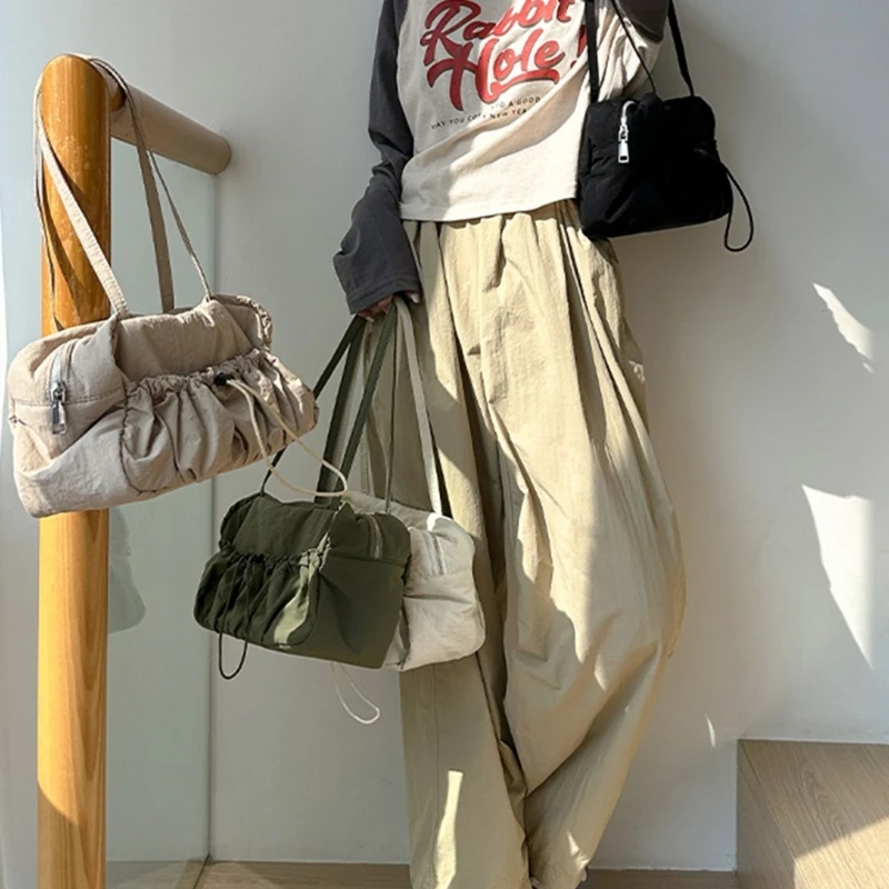Underarm Bag Versatile Bag Travel Bag Armpit Bag Black Khaki Green