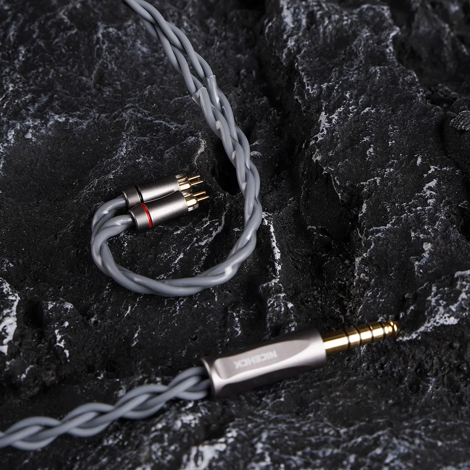 NICEHCK 1950saga 超純プレス OCC HiFi オーディオ交換ケーブル MMCX