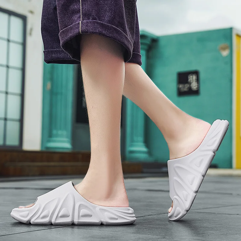 Slip Slippers for Men Non-Slip With Thick Sole Soft Foam Sliders Slipper for Indoor Outdoor_voghion.com