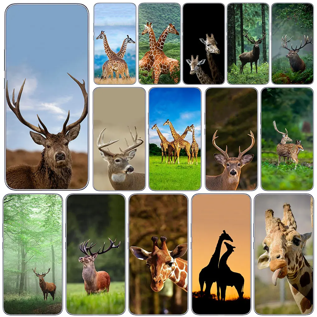 Deer Hunting Buck Giraffa Phone Per Motorola Moto One G8 G7 Play Action Fusion Plus Power Vision Zoom Hyper Macro Cover Case