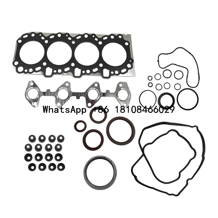 Auto parts 04111 30030 2kd engine cylinder head gasket kit full repair