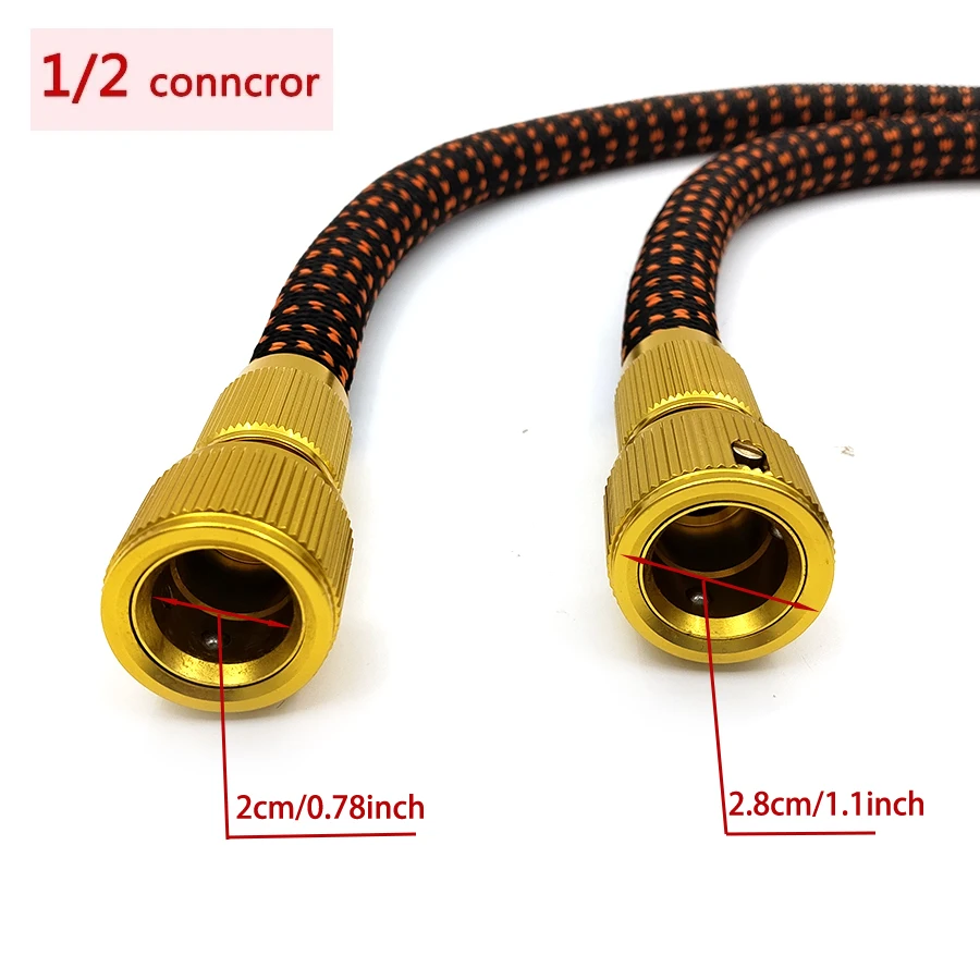 High Pressure Garden Water Hose Expandable Double Metal Connector Pvc Reel Magic Water Pipes for Garden Farm Irrigation Car Wash garden hose expandable magic hose expandable water hose water hose expandable hose