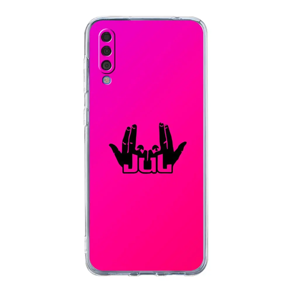 JuL Rapper Themed Clear Phone Case