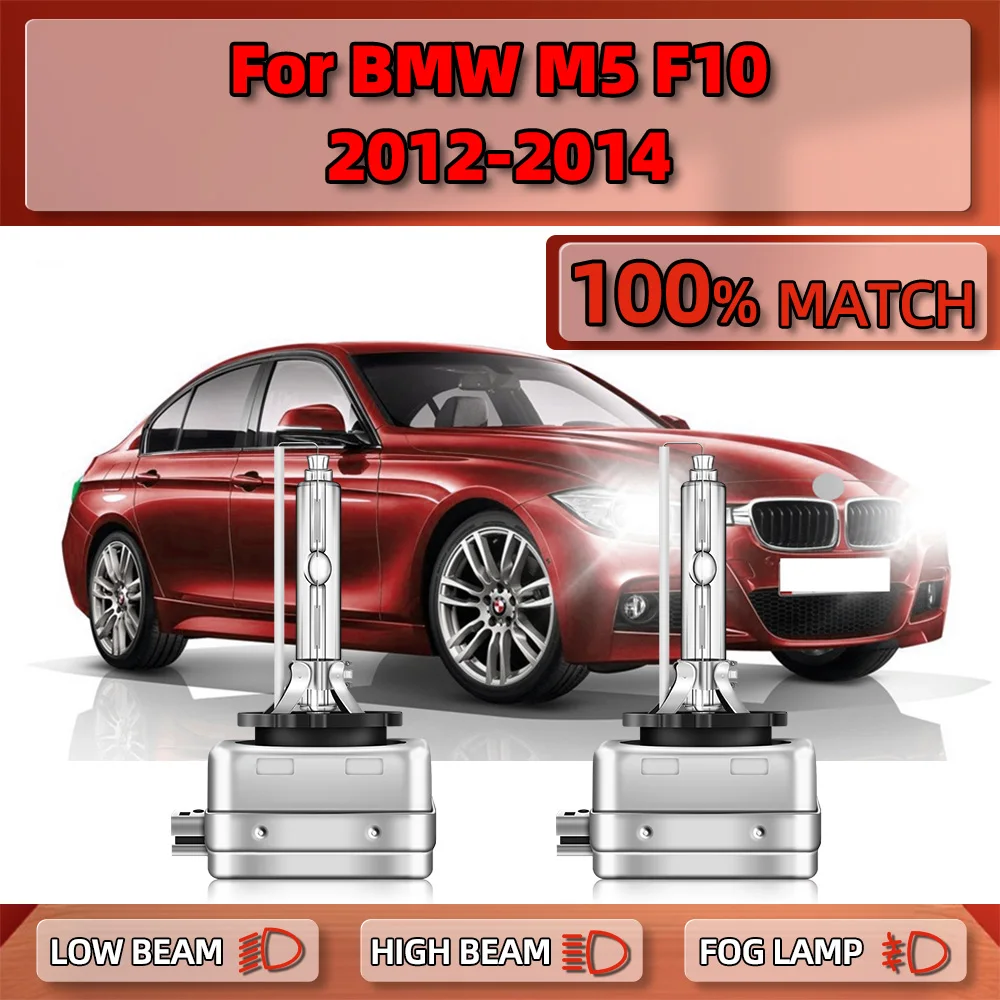 

2Pcs 35W D1S HID Bulb HID Xenon Headlight Bulbs 20000LM Car Xenon Headlamps 12V 6000K White For BMW M5 F10 2012 2013 2014